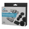 Refresh your Cardo communication system (compatible with PACKTALK, FREECOM and SPIRIT series). Replace old parts or install in a new helmet, use this all in one kit to replace old parts.