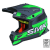 SMK Allterra S01 X-Throttle Helmet (Green/Gray)