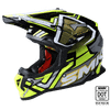 SMK Allterra S01 X-Aces (Chrome) Helmet - GL264 (Yellow/Black/Chrome)