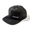 Factory Effex KAWASAKI TEAM GREEN Camo Snapback Hat - Black