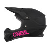 O'NEAL 1 SRS Youth Rex Helmet - Black/Pink