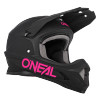 O'NEAL 1 SRS Youth Rex Helmet - Black/Pink