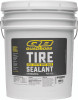 QuadBoss Tire Sealant - 5 Gallon. The perfect remedy for a tire that might have received the worst of it after an arduous ride.