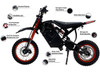 EMORTAL Rogue MX-01 Electric Dirt Bike - 3000 Watt - WHITE (FREE SHIPPING) EMORTAL Rogue MX-01 Electric Dirt Bike - 3000 Watt - WHITE (FREE SHIPPING)
