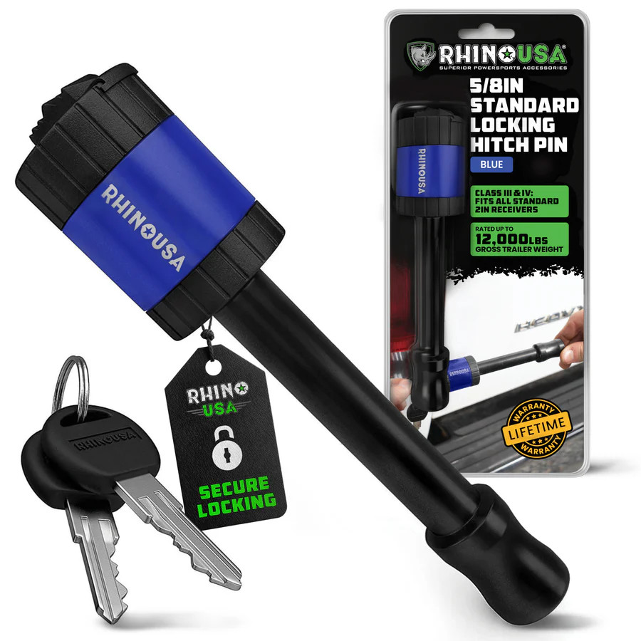 Rhino USA 2" Locking Trailer Hitch Pin