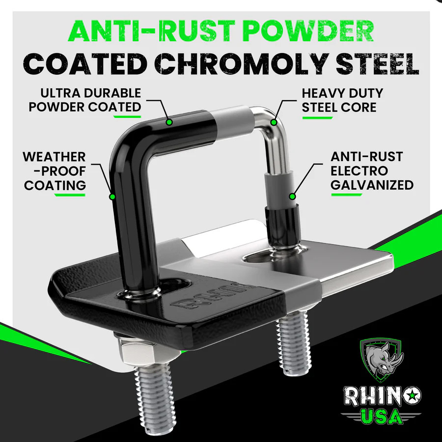 Introducing Rhino USA Anti Rattle Hitch Tightener – the ultimate solution to eliminate annoying hitch noise and vibration.