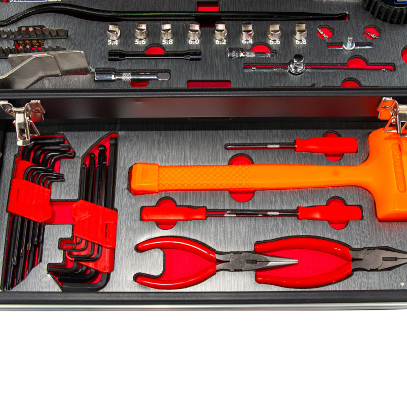 BikeMaster 3 Drawer Tool Kit - 129 Piece Set User 1