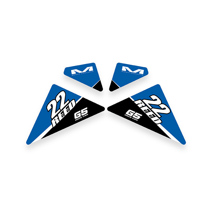 Matrix Concepts M5 - 5 gal - Name and Number Custom Graphic Kit