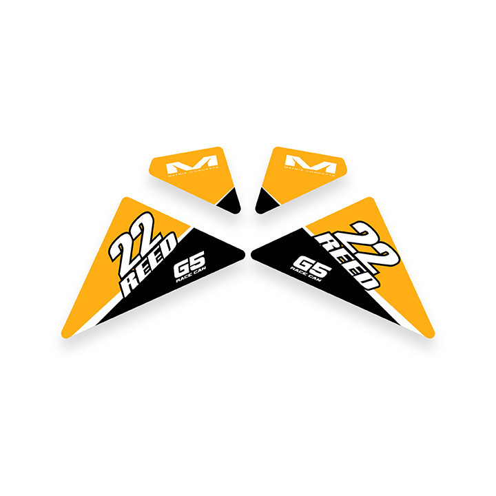 Matrix Concepts M5 - 5 gal - Name and Number Custom Graphic Kit