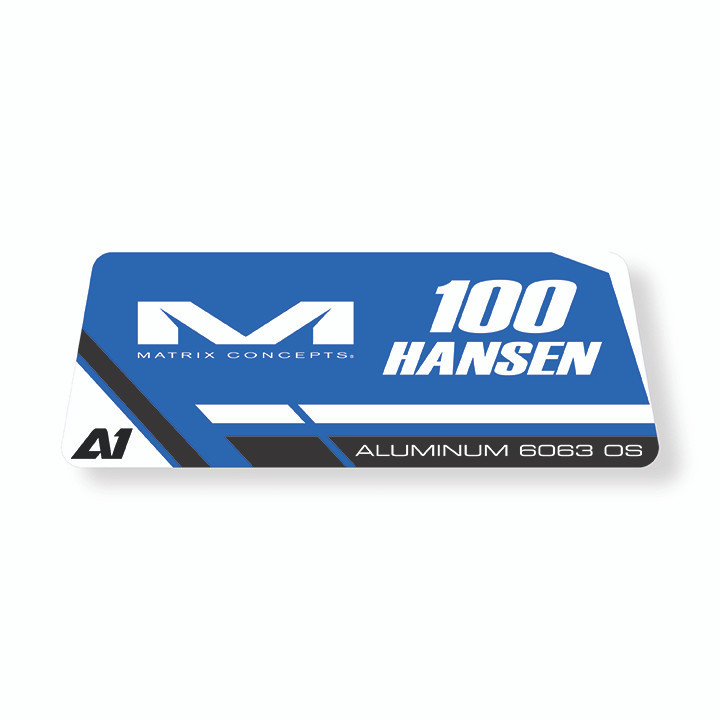 Matrix Concepts A1 Aluminum Stand Custom ID Graphics