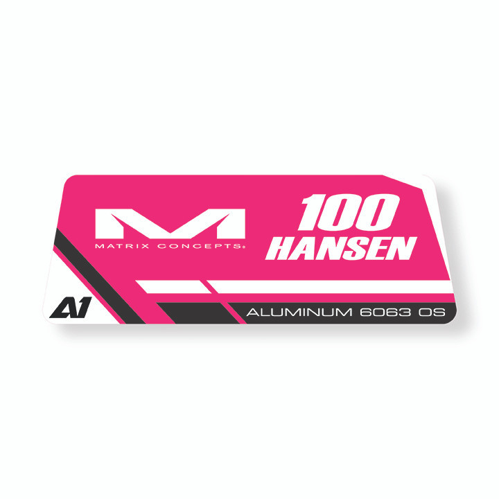 Matrix Concepts A1 Aluminum Stand Custom ID Graphics