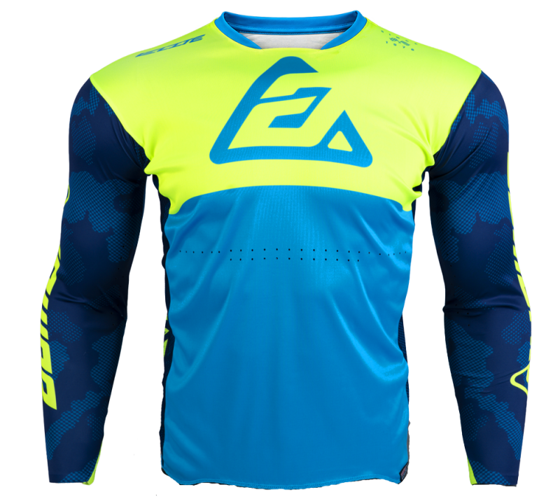Answer  Elite Camo Jersey Cyan/Hyper Acid/Black Youth - XS - 550632 User 1