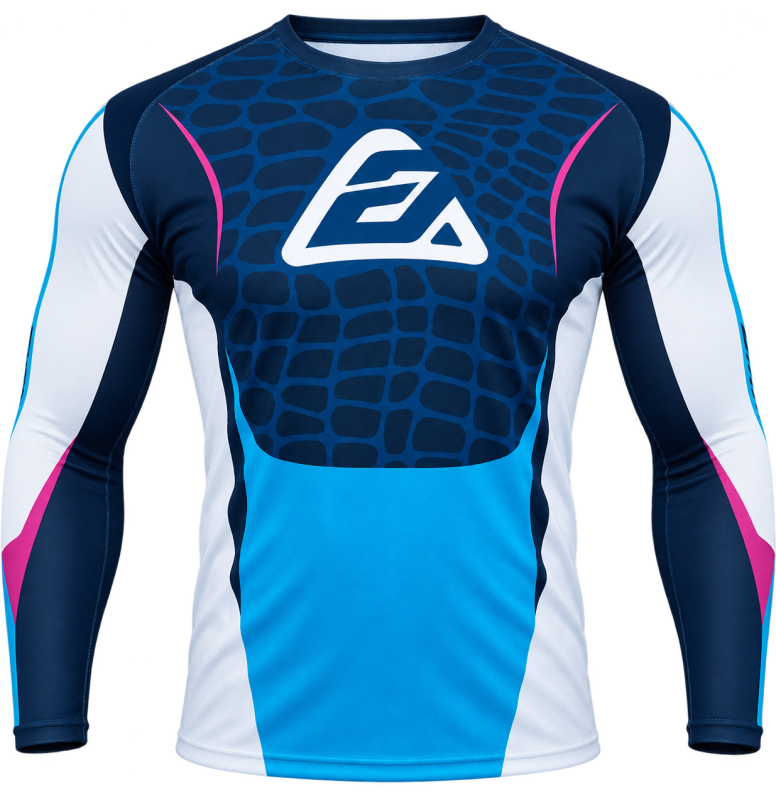 Answer  Syncron Raceday Jersey Dark Blue/Cyan/Grey/Purple Youth - XL - 550672 User 1