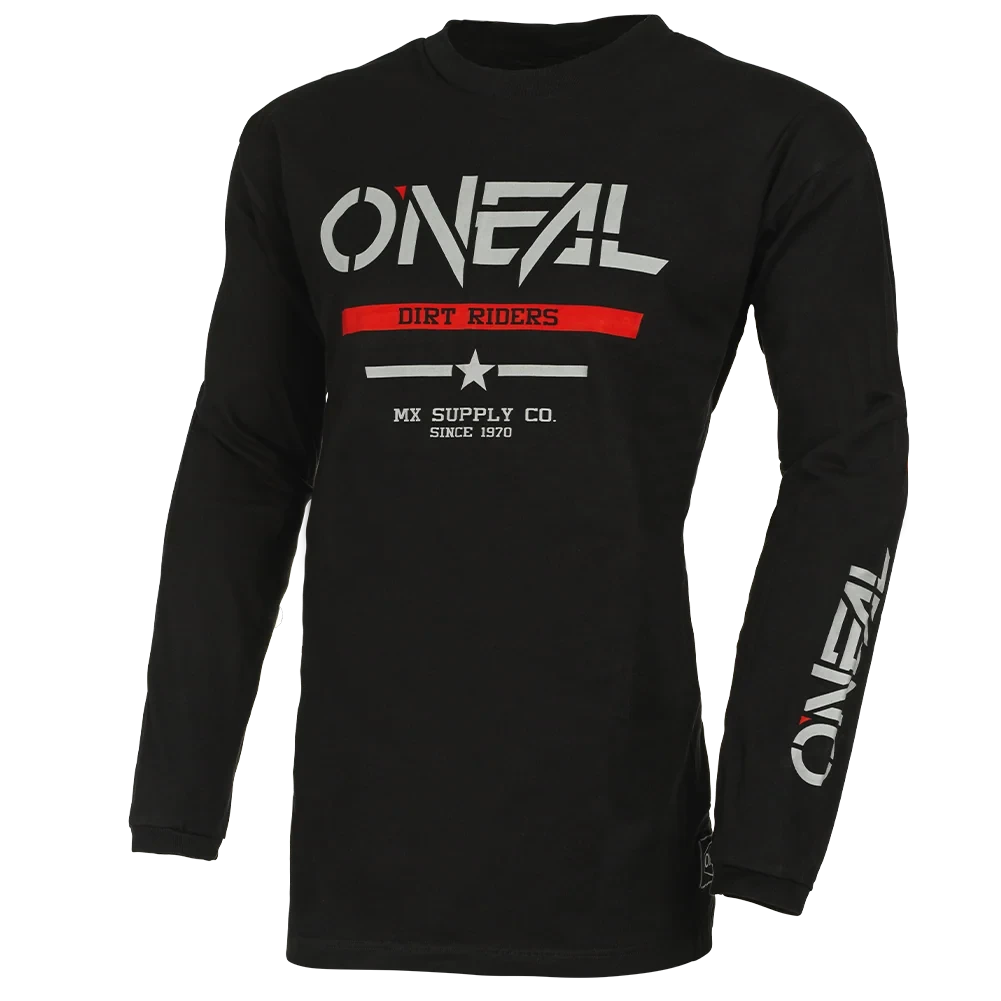 O'NEAL Youth Element Squadron Cotton Jersey - Black/White