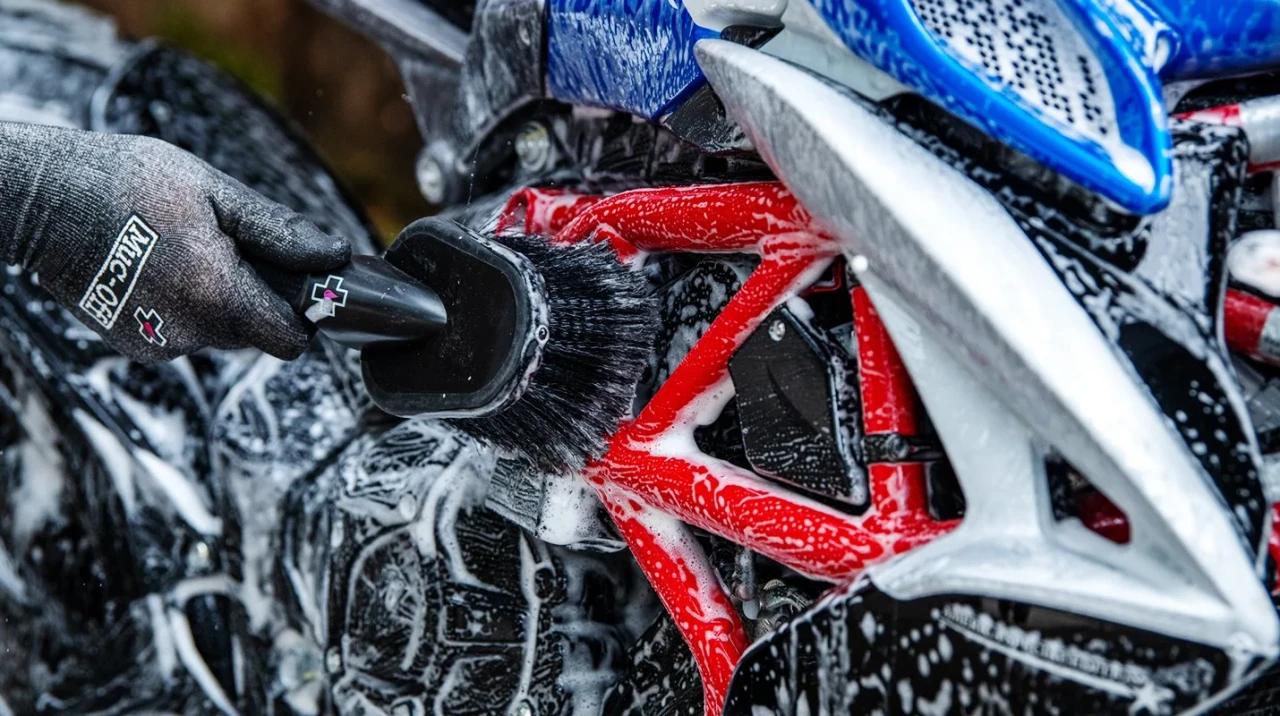 Need to clean a super delicate finish? Then grab a Muc-Off Soft Washing Brush, it’ll make sure to not leave any marks on your pride and joy.