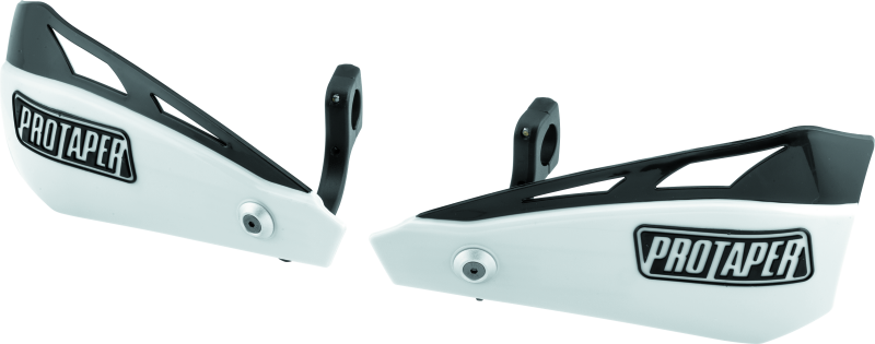 ProTaper Brush Guard Kit used by top racers worldwide. Brush guard kit of injection-molded, high-impact plastic with forged aluminum shield mount hardware.