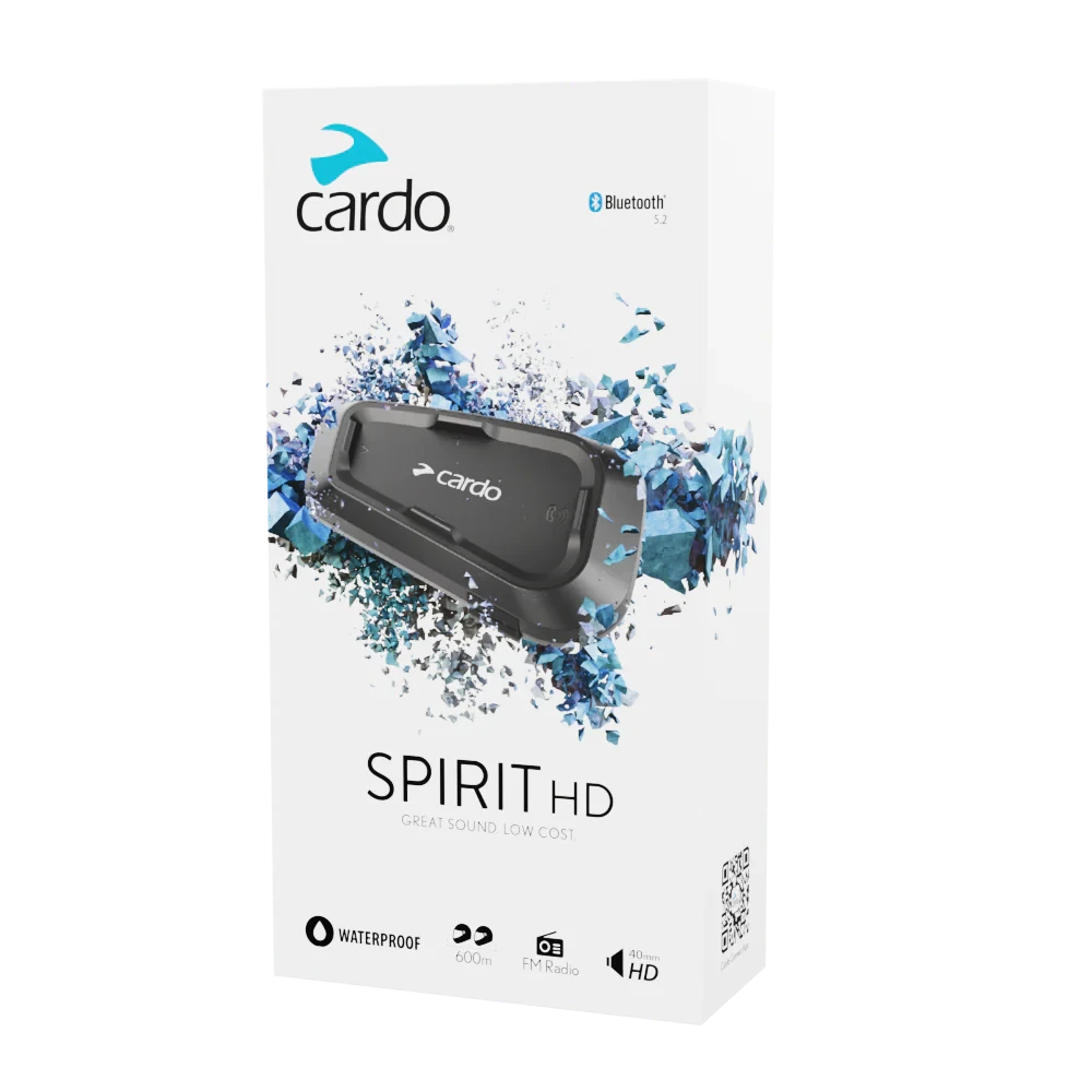 Cardo Systems Spirit HD System - Single (FREE SHIPPING)