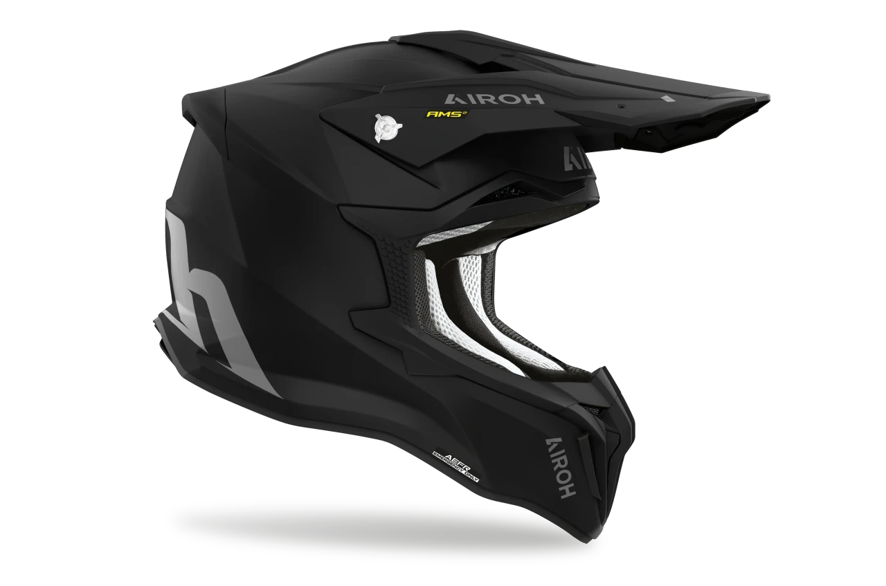 AIROH Strycker Solids Helmet is built for those who take no prisoners on the track or trail, the Strycker sets a new standard in off-road helmet design. Its Composite Carbon outer shell is available in three shell sizes to ensure a precise and comfortable fit for every rider.