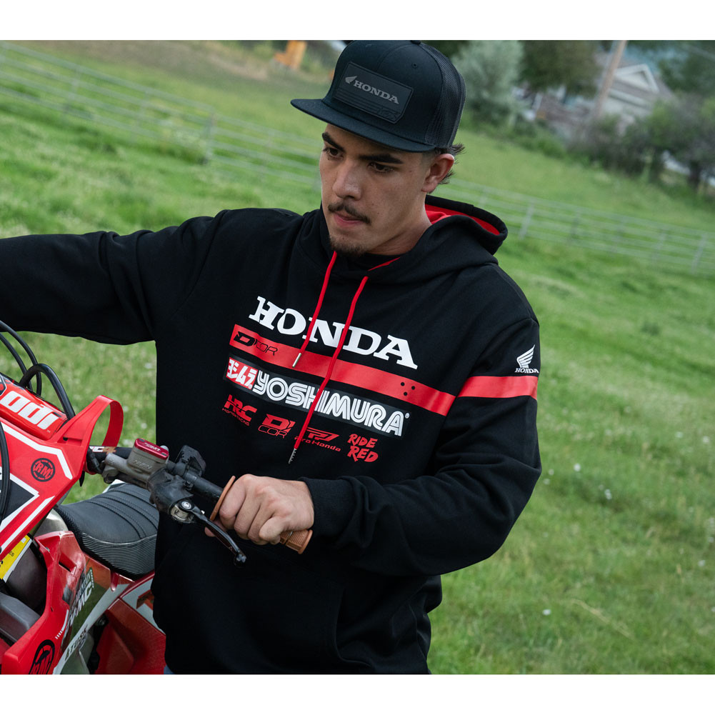 D’Cor Visuals Honda Factory2 Sweatshirt - Red