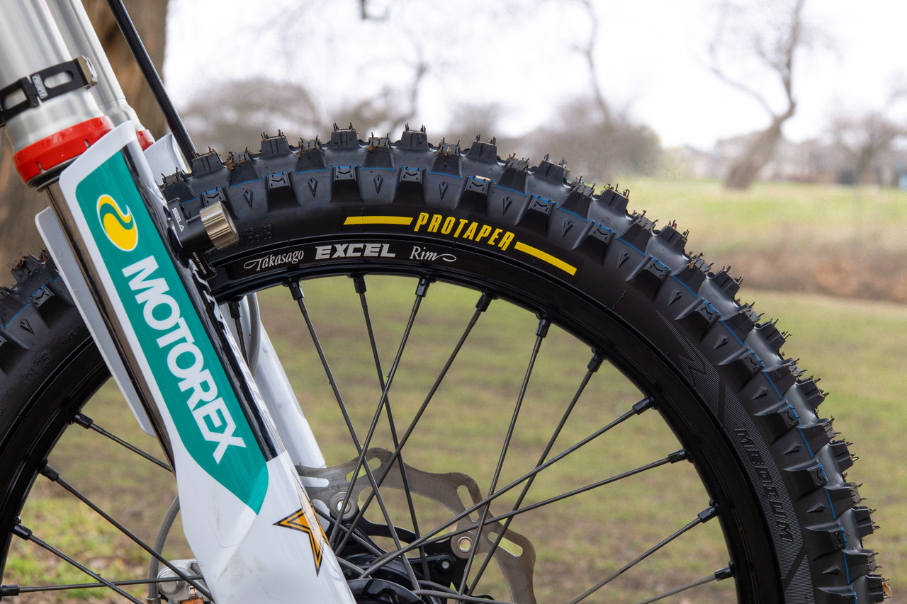 The all new ProTaper SMX 04 is a motocross tire designed for soft-to-intermediate terrain. It offers outstanding grip, precise slide control, superior bump absorption, and long-lasting durability.