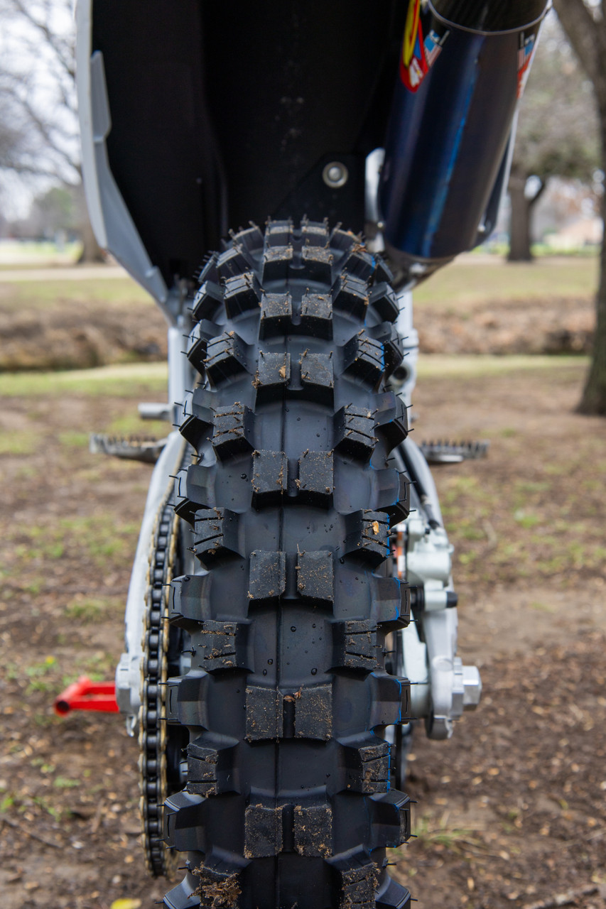 The all new ProTaper SMX 04 is a motocross tire designed for soft-to-intermediate terrain. It offers outstanding grip, precise slide control, superior bump absorption, and long-lasting durability.