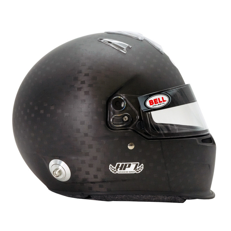Bell HP7 EVO-IV Duckbill (Hans) 57-(7 1/8 -) FIA8860-2018 Helmet - 1101085 Photo - Close Up