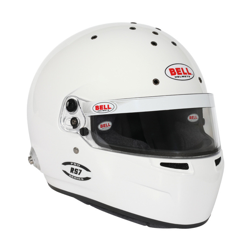 Bell Helmet Rs7 White (Hans) 54(6 3/4) Fia8859-2024/Sa2025 - 1310B21 Photo - Close Up