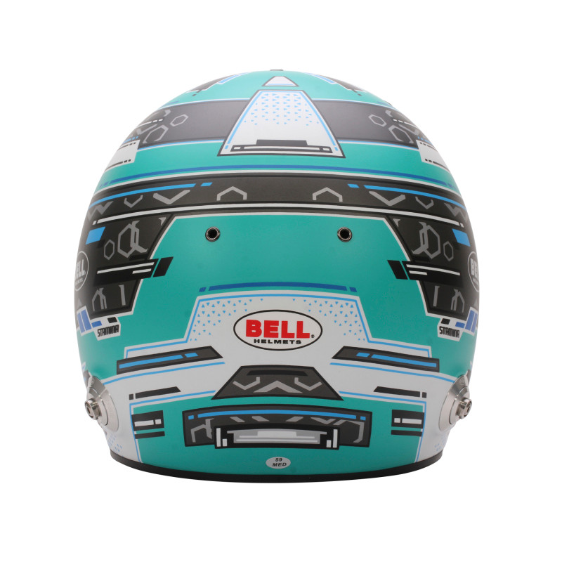 Bell Helmet Rs7 Stamina Anthracite/Red (Hans) 55(6 7/8) Fia8859-2024/Sa2025 - 1310B72 Photo - Close Up