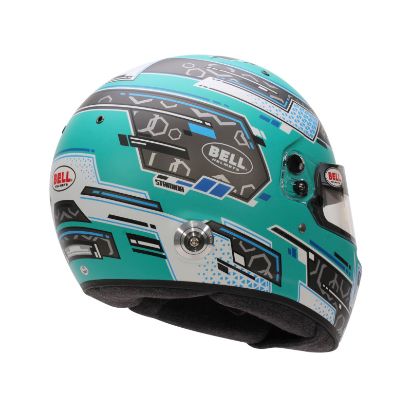 Bell Helmet Rs7 Stamina Anthracite/Red (Hans) 61(7 5/8) Fia8859-2024/Sa2025 - 1310B78 Photo - Close Up