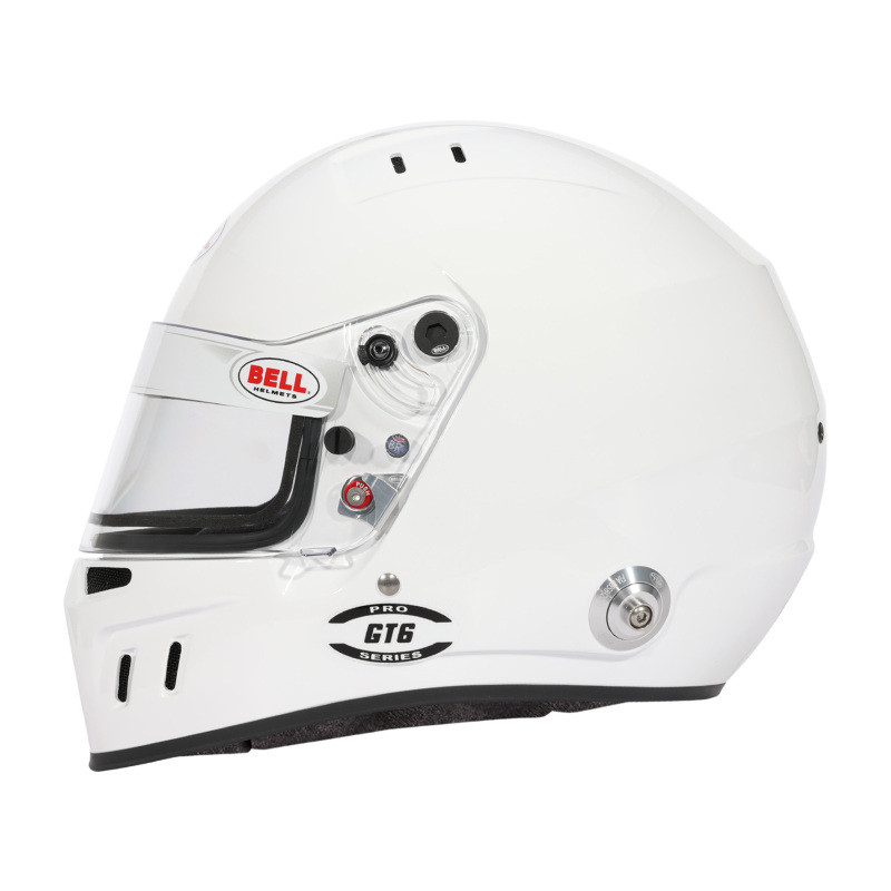 Bell Helmet Gt6 White (Hans) 58(7 1/4) Fia8859-2024/Sa2025 - 1341125 Photo - Close Up