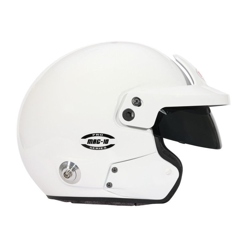 Bell Helmet Mag-10 White (Hans) 56(7) Fia8859-2024/Sa2025 - 1346113 Photo - Close Up