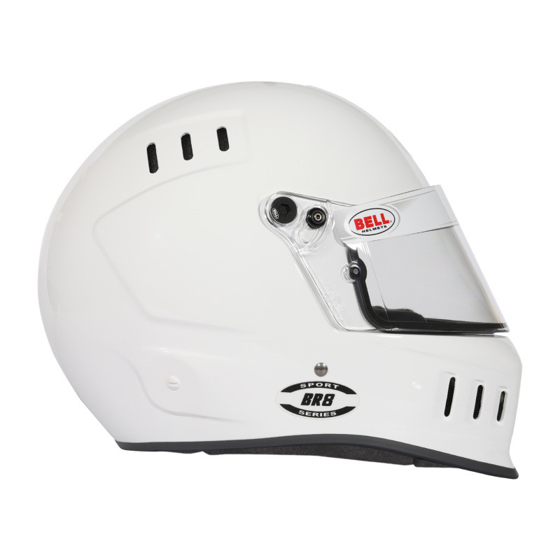 Bell Helmet Br8 White Sml(57-58) Sa2025 - 1436A31 Photo - Close Up