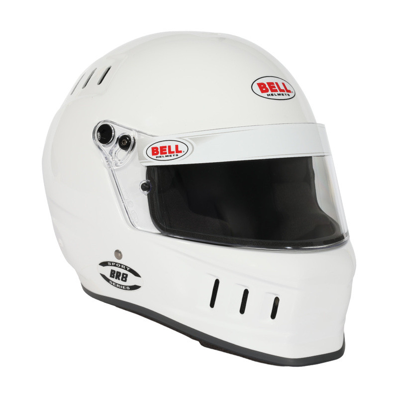 Bell Helmet Br8 White Med(58-59) Sa2025 - 1436A32 Photo - Close Up