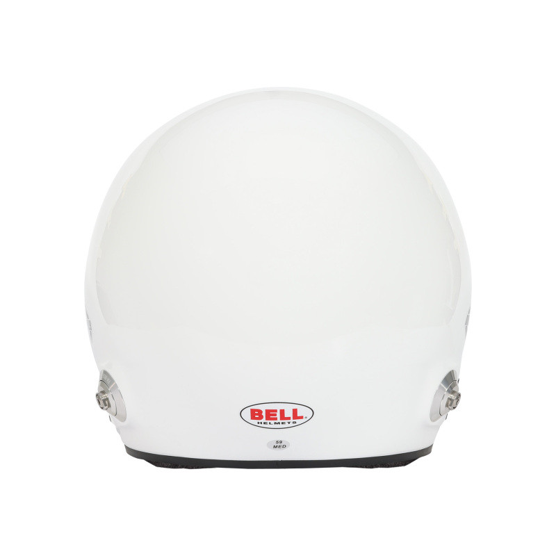 Bell Helmet Mag-10 Rally Sport White (Hans) Sml(57-58) Fia8859-2024 - 1443A23 Photo - Close Up