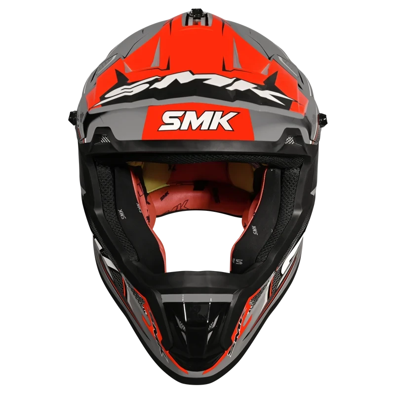 SMK Allterra S01 Maverix Helmet - GL627 (Orange/Gray)