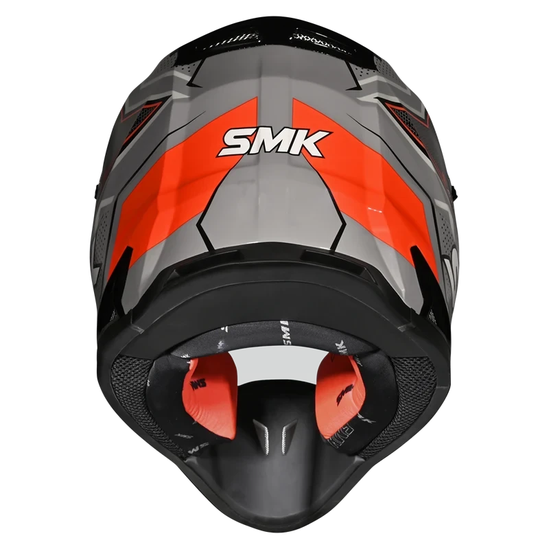 SMK Allterra S01 Maverix Helmet - GL627 (Orange/Gray)