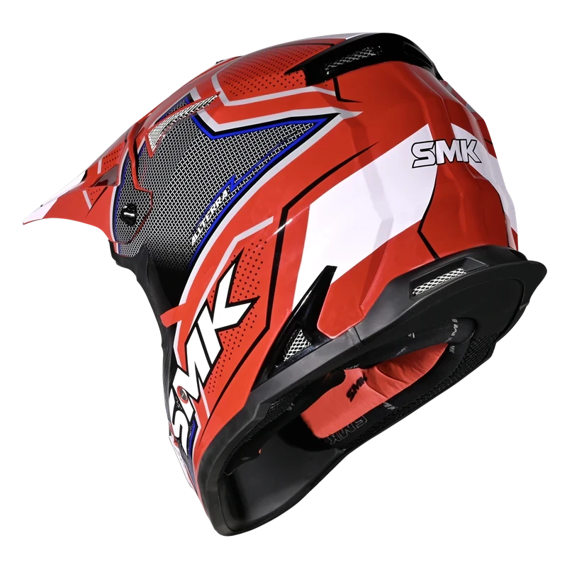 SMK Allterra S01 Maverix Helmet - GL321 (Blue/White)