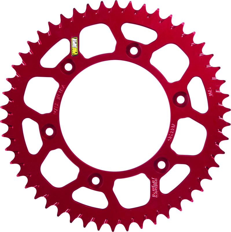 ProTaper Race Spec (RS) Rear Sprockets feature our revolutionary Angled Mud Groove. This exclusive design creates a self-cleaning effect during operation, shedding away mud that would otherwise lead to horsepower loss and sprocket wear.