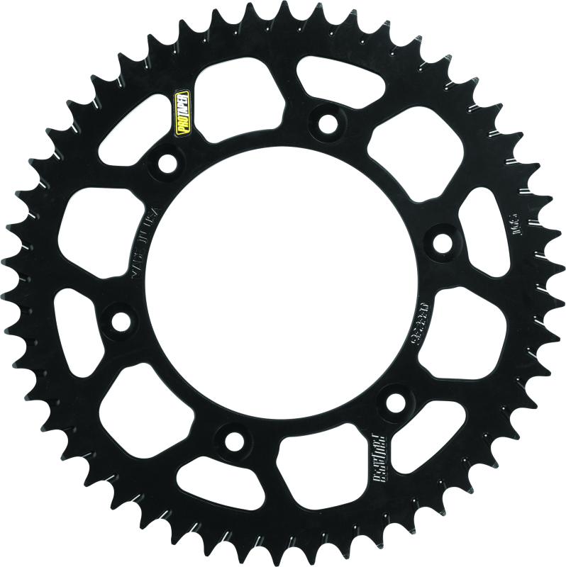 ProTaper Race Spec (RS) Rear Sprockets feature our revolutionary Angled Mud Groove. This exclusive design creates a self-cleaning effect during operation, shedding away mud that would otherwise lead to horsepower loss and sprocket wear.