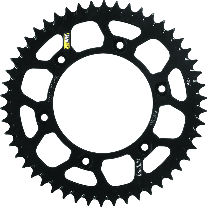 ProTaper Race Spec (RS) Rear Sprockets feature our revolutionary Angled Mud Groove. This exclusive design creates a self-cleaning effect during operation, shedding away mud that would otherwise lead to horsepower loss and sprocket wear.