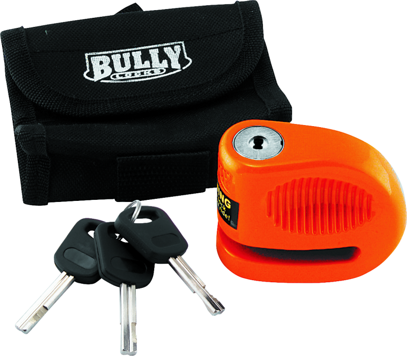 The Li’l Bully lock from Bully Locks is constructed with heat-treated alloy steal to resist cutting and features hardened anti-drill discs.
