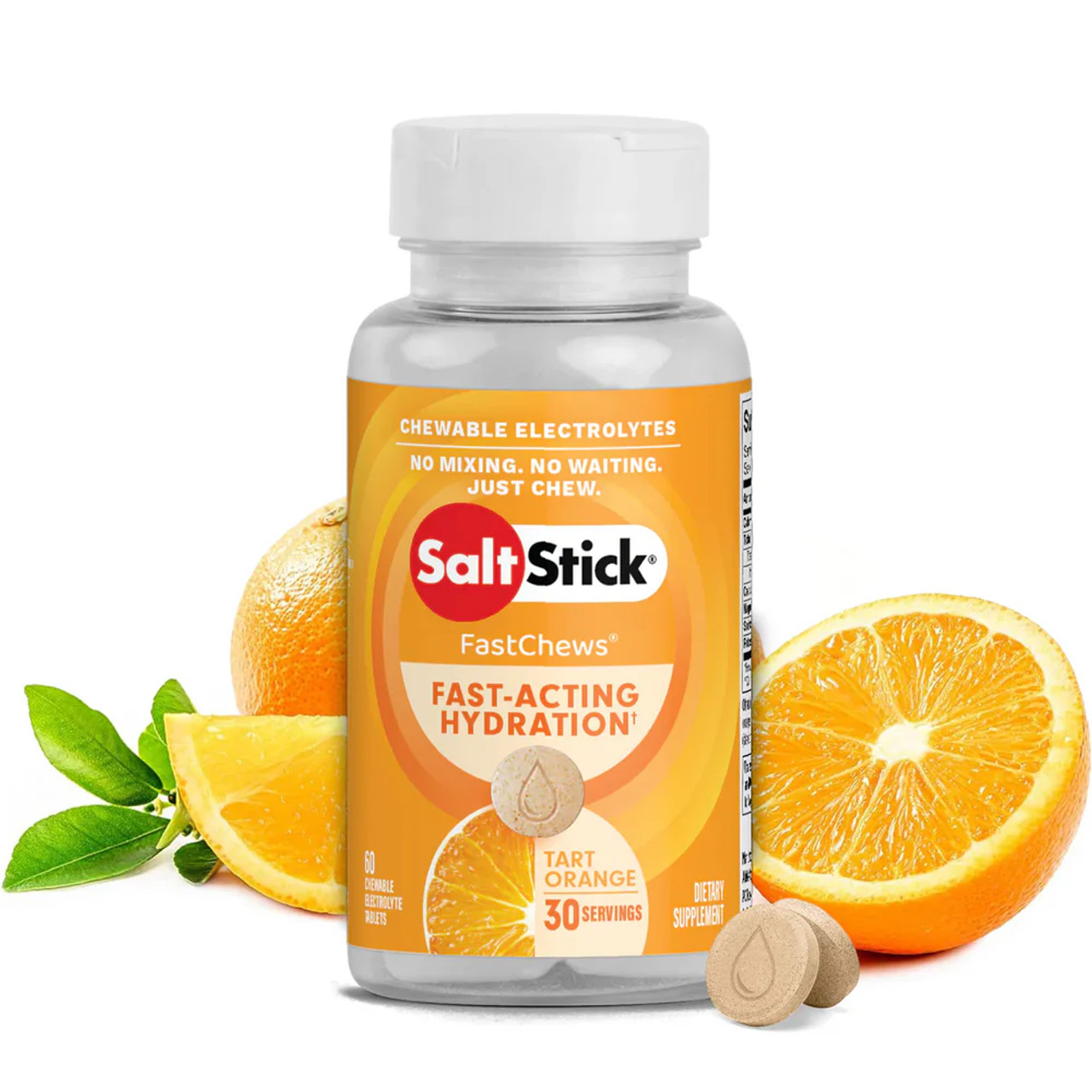 SaltStick FastChews Orange - 60 ct Bottle