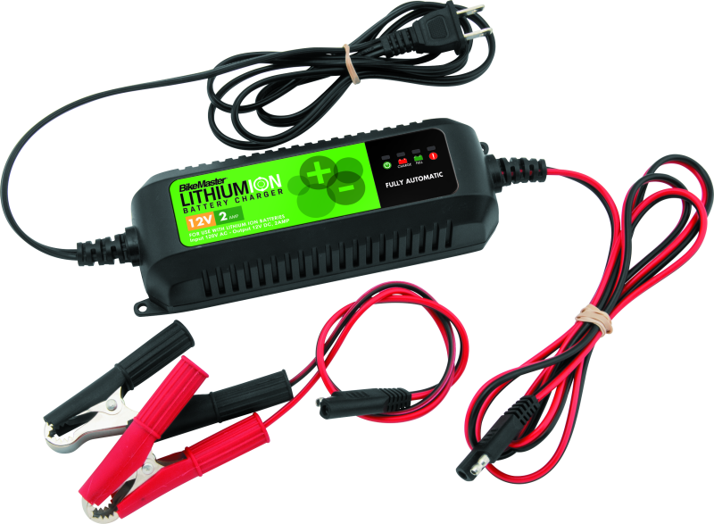 BikeMaster Lithium Ion Battery Charger

If you have a Lithium battery, don't damage it by charging it with the wrong type of charger.