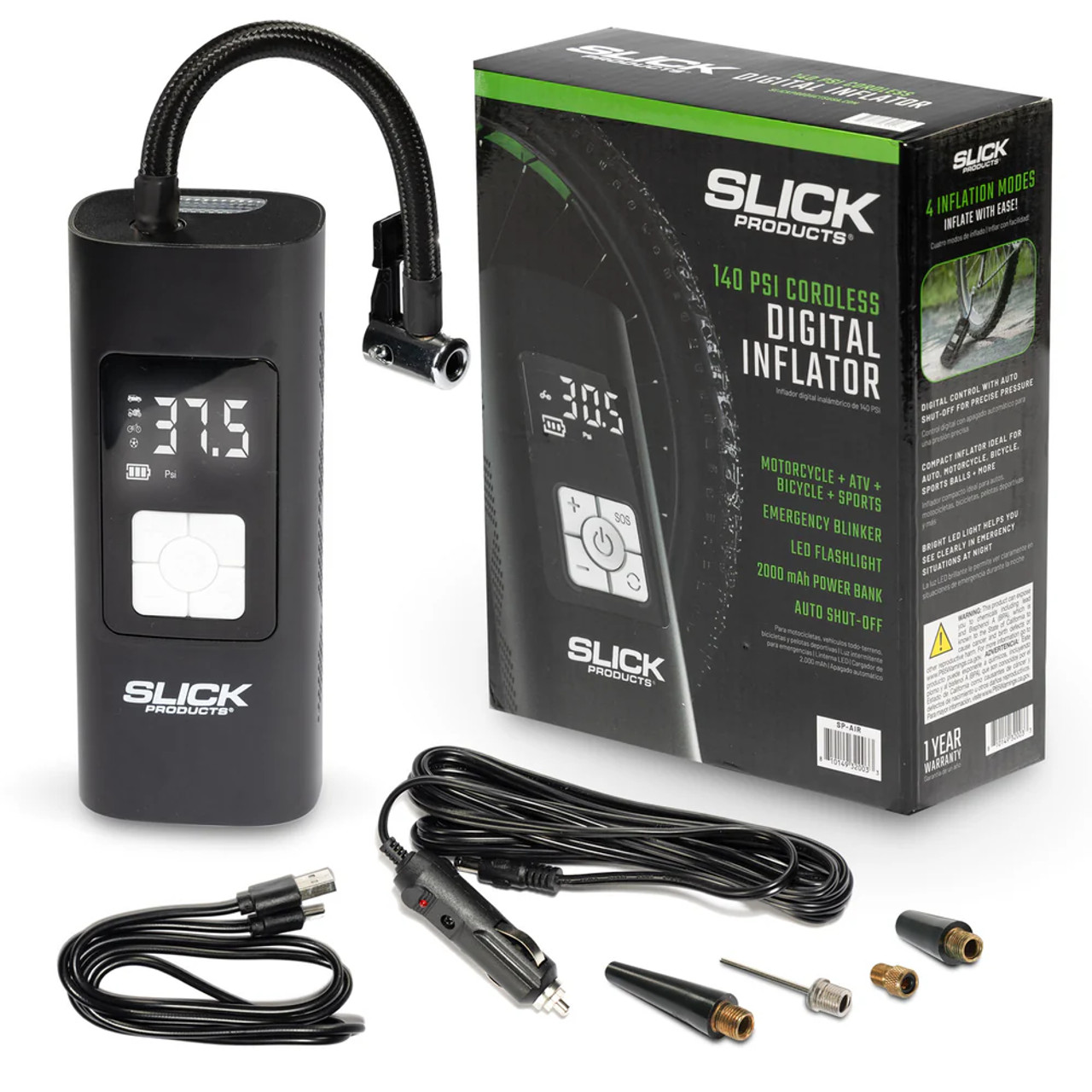 Slick Cordless Digital Air Inflator
