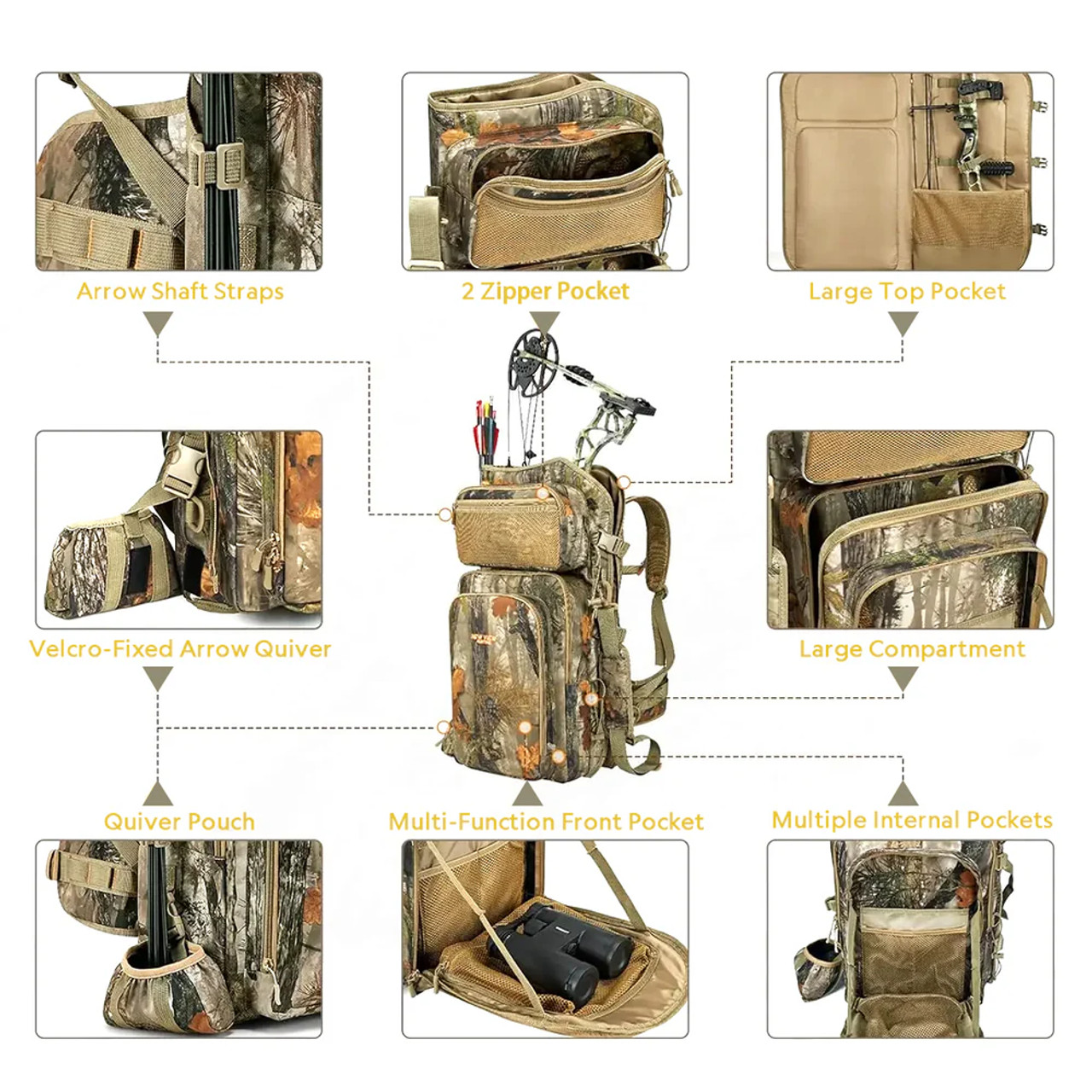 Birch Camo Bow Hunting Backpack