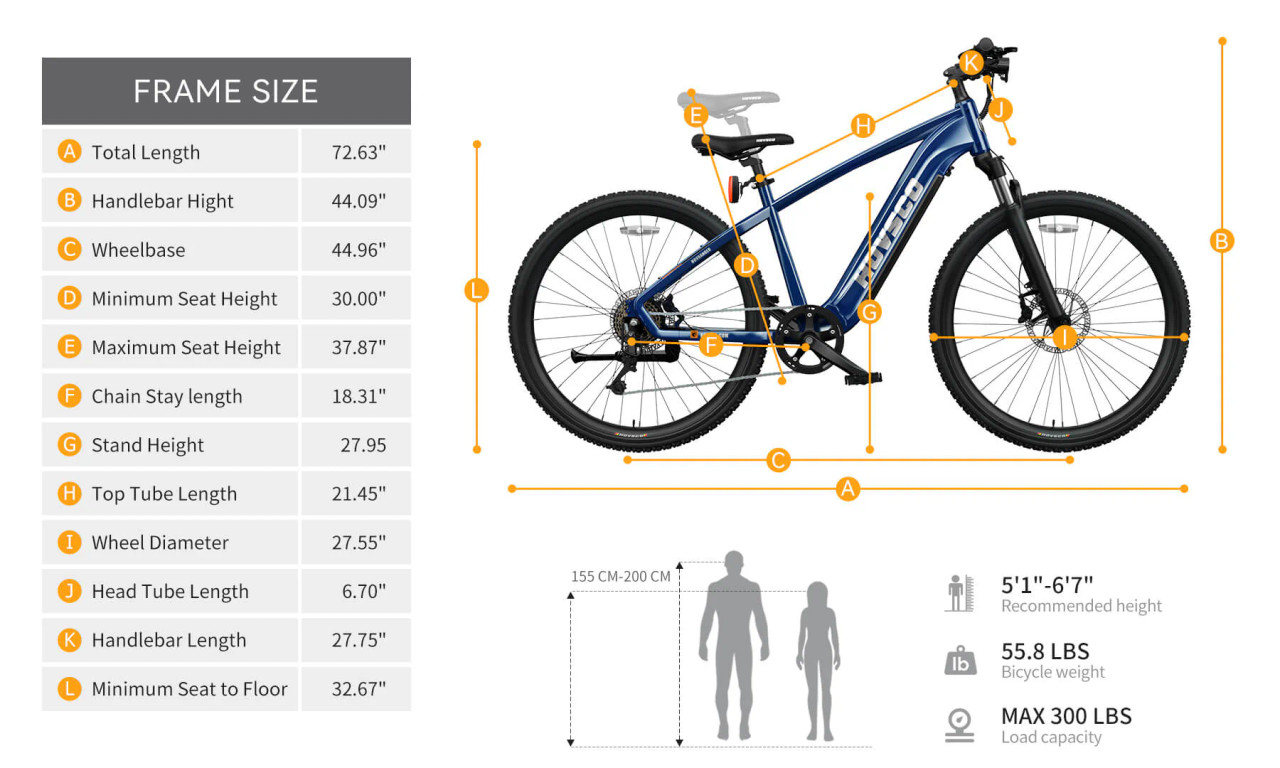 Hovsco HovRanger 27.5" Fat Tire Bike