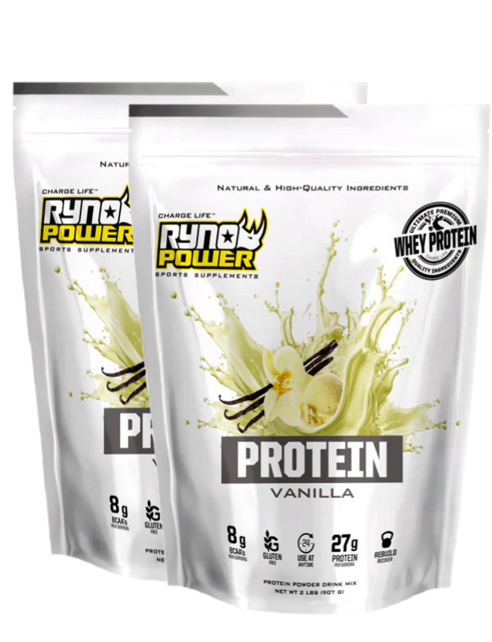 Ryno Power Vanilla Protein Whey Powder