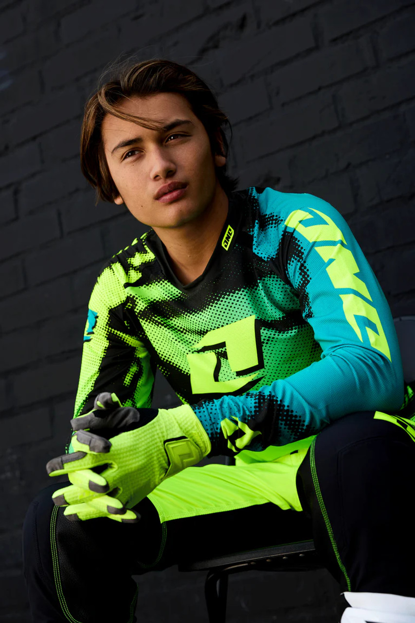 One Ind X297 Jersey - Neon Tiger
