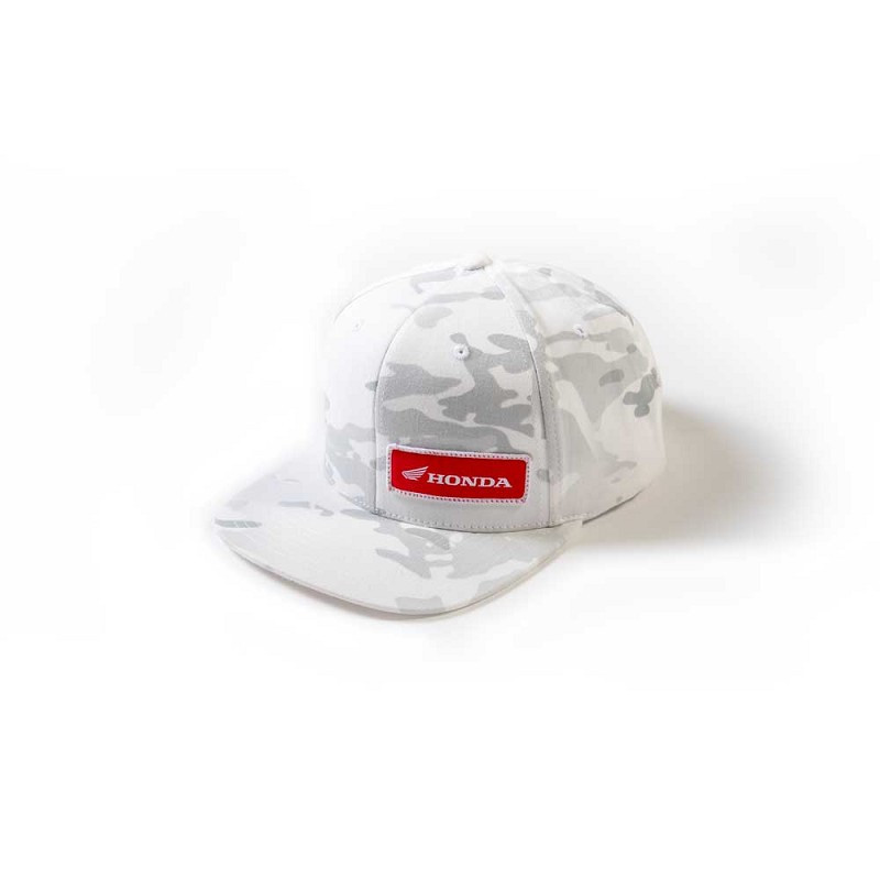 Factory Effex HONDA CAMO Snapback Hat - White