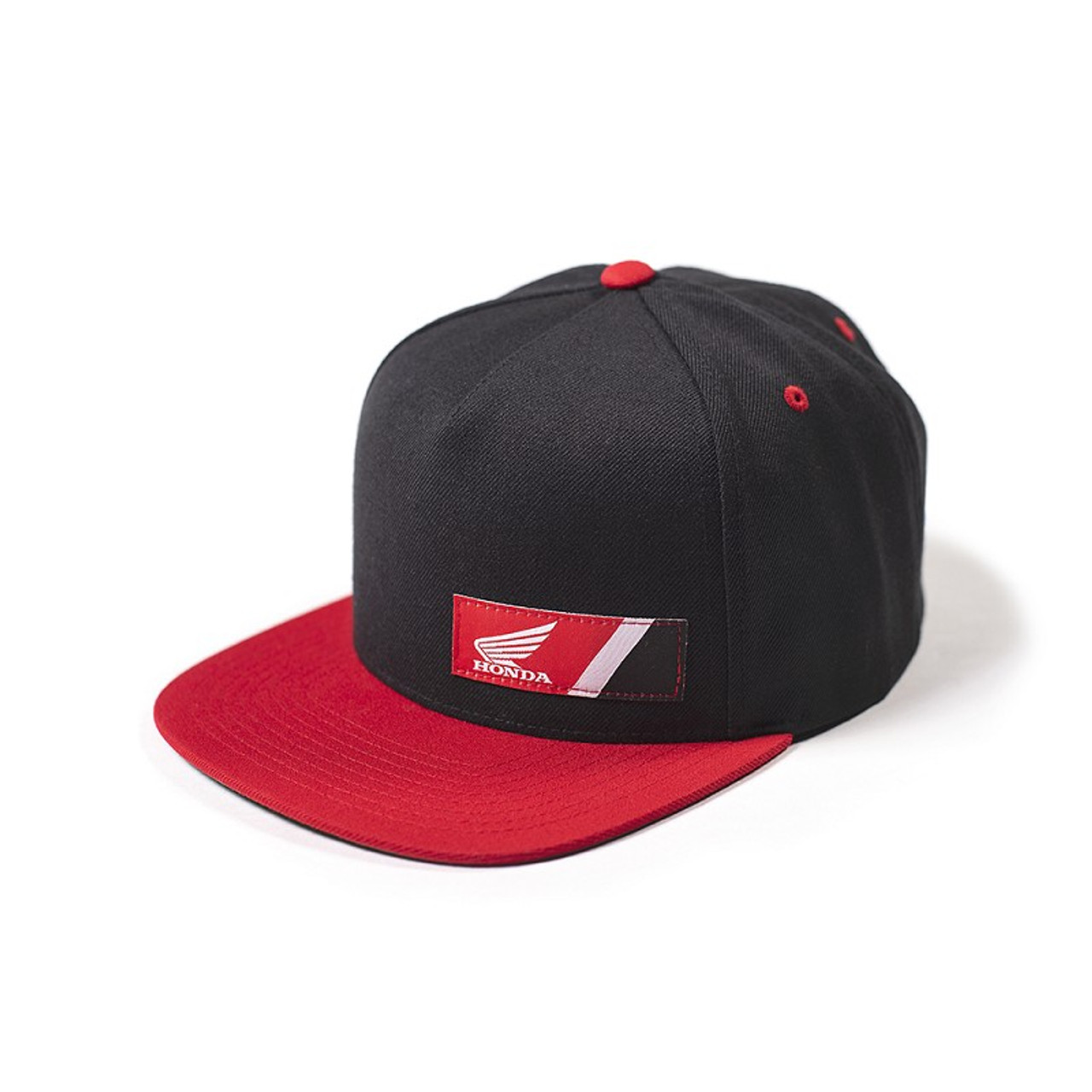 Factory Effex HONDA WEDGE Snapback Hat - Black-Red